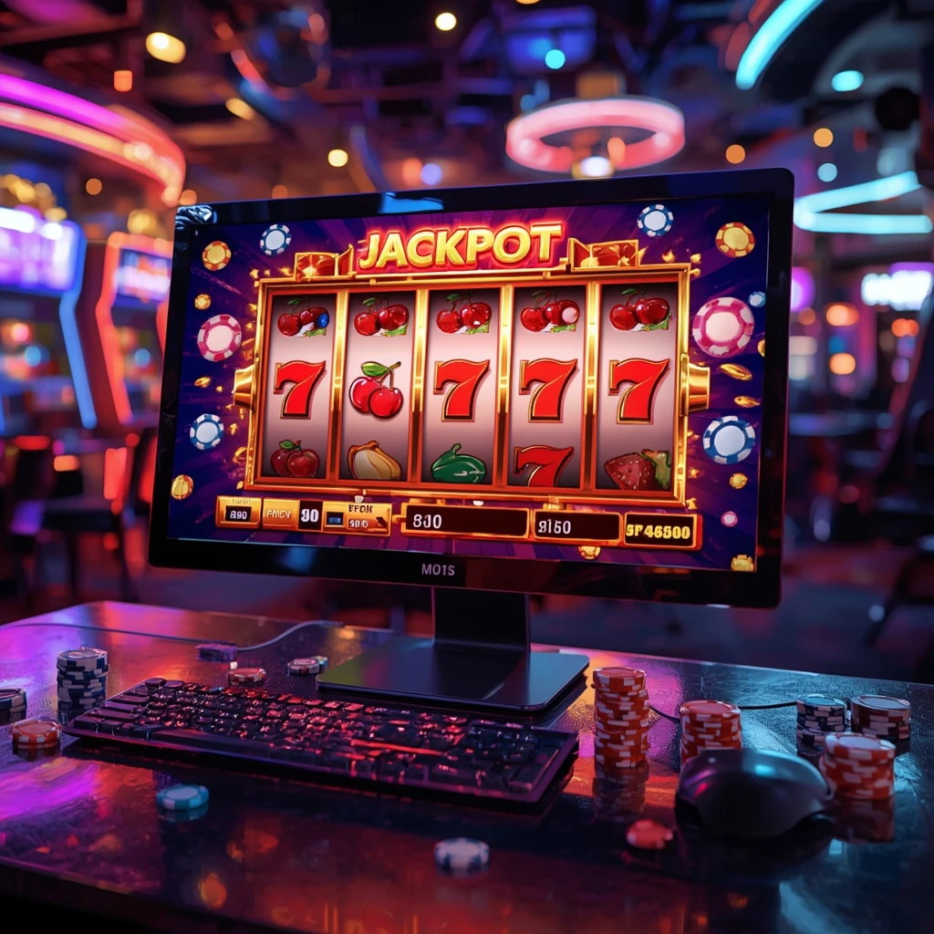 tragaperras en el monitor CASIMBA CASINO